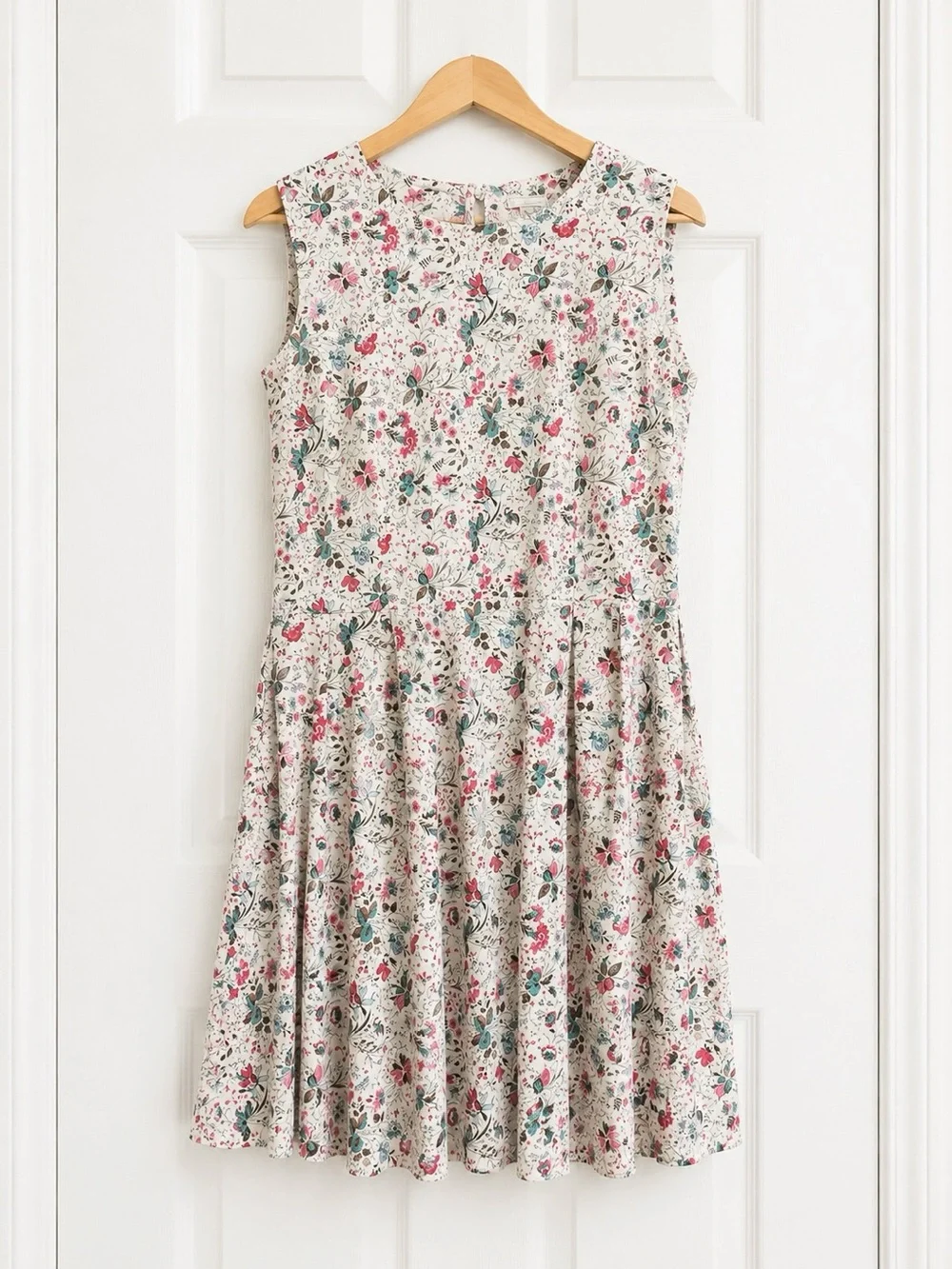 Gap Designed & Crafted Floral Cotton Dress Fits Modern Women's M L 10 12⁠ - Picture 2 of 10